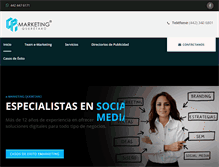 Tablet Screenshot of emarketingqueretaro.com